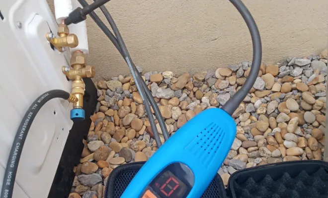 détection de fuite à l'azote hydrogéné